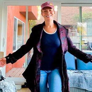 Regal Burgundy Blazer by Lindi